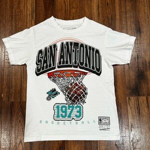 Mitchell & Ness White Graphic Tee